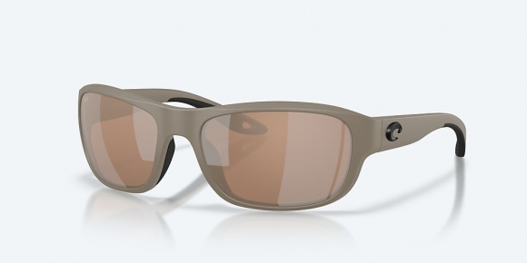 Costa Del Mar Clipperton - Matte Sand - Copper Silver Mirror Polarized Glass (580G)