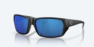 Costa Del Mar Tailfin - Matte Black - Blue Mirror Polarized Polycarbonate (580P)