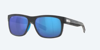 Costa Del Mar Baffin - Net Gray With Blue Rubber - Blue Mirror Polarized Glass (580G)