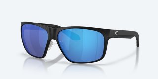 Costa Del Mar Trades - Matte Black - Blue Mirror Polarized Glass (580G)