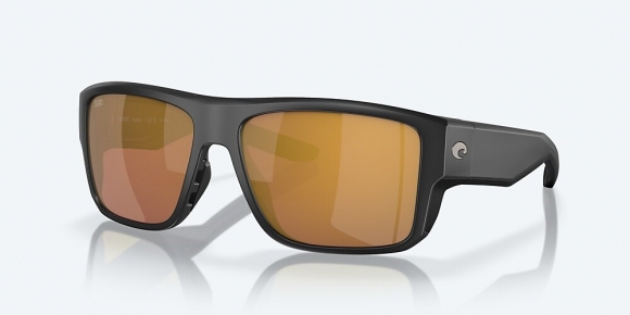 Costa Del Mar Taxman - Matte Black - Gold Mirror Polarized Glass (580G)
