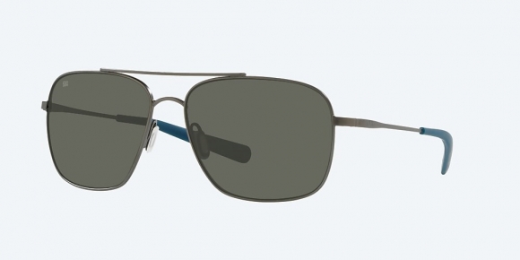 Costa Del Mar Canaveral - Brushed Gray - Gray Polarized Glass (580G)