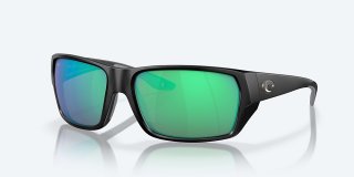 Costa Del Mar Tailfin - Matte Black - Green Mirror Polarized Glass (580G)