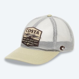 Costa Del Mar All Over Mesh Hat - Dark Sage