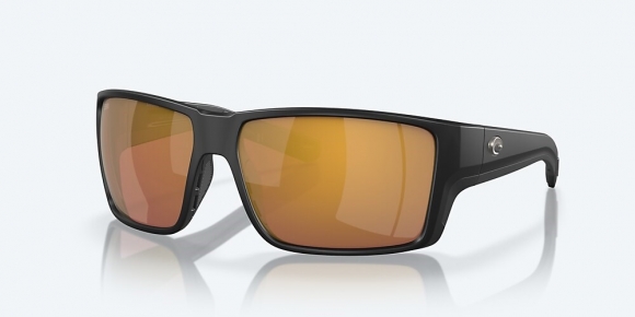 Costa Del Mar Reefton PRO - Matte Black - Gold Mirror Polarized Glass (580G)