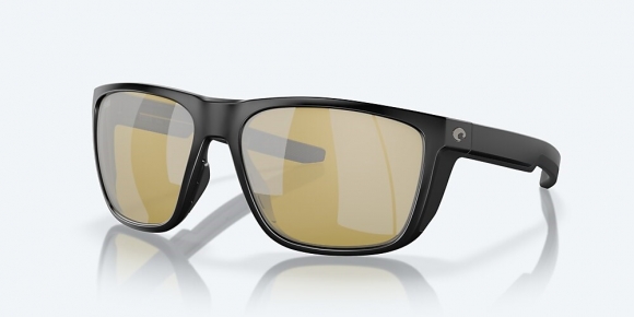 Costa Del Mar Ferg - Matte Black - Sunrise Silver Mirror Polarized Glass (580G)