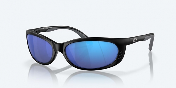 Costa Del Mar Fathom - Matte Black - Blue Mirror Polarized Glass (580G)