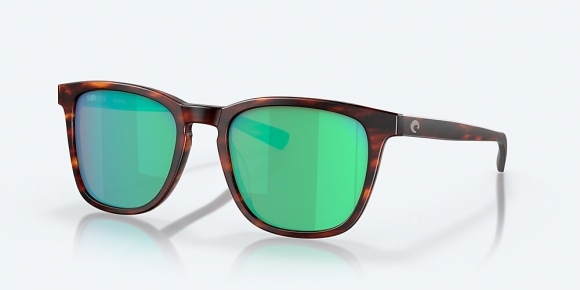 Costa Del Mar Sullivan - Matte Tortoise - Green Mirror Polarized Glass (580G)