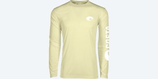 Costa Del Mar Technical Crew - Pale Yellow
