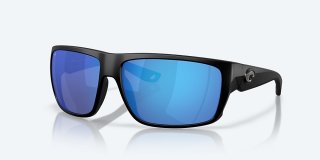 Costa Del Mar Fly Line - Matte Black - Blue Mirror Polarized Glass (580G)
