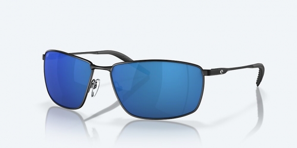 Costa Del Mar Turret - Matte Black - Blue Mirror Polarized Polycarbonate (580P)