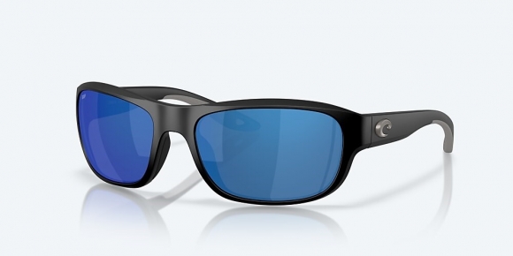 Costa Del Mar Clipperton - Matte Black - Blue Mirror Polarized Polycarbonate (580P)