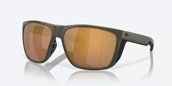 Costa Del Mar Ferg XL - Matte Olive - Gold Mirror Polarized Glass (580G)