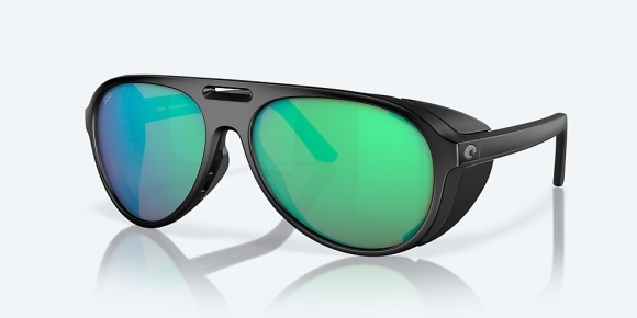 Costa Del Mar Grand Catalina - Matte Black - Green Mirror Polarized Glass (580G)
