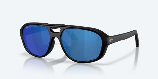Costa Del Mar Street Heat - Matte Black - Blue Mirror Polarized Polycarbonate (580P)