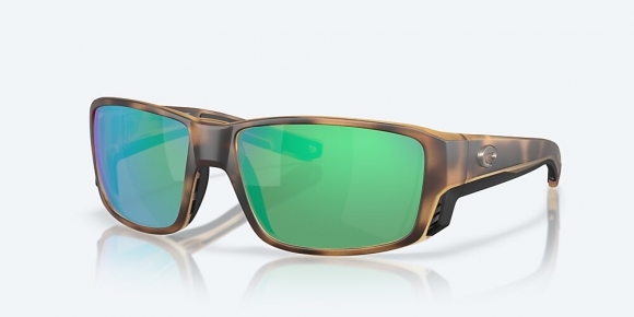 Costa Del Mar Tuna Alley PRO - Matte Tortoise - Green Mirror Polarized Glass (580G)