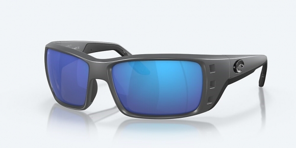 Costa Del Mar Permit - Matte Gray - Blue Mirror Polarized Glass (580G)