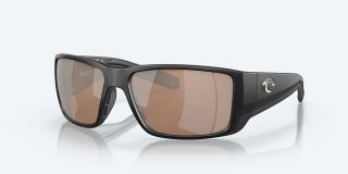 Costa Del Mar Blackfin PRO - Matte Black - Copper Silver Mirror Polarized Glass (580G)
