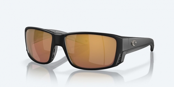 Costa Del Mar Tuna Alley PRO - Matte Black - Gold Mirror Polarized Glass (580G)