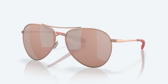 Costa Del Mar Piper - Satin Rose Gold - Copper Silver Mirror Polarized Polycarbonate (580P)