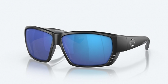 Costa Del Mar Tuna Alley - Matte Black - Blue Mirror Polarized Glass (580G)