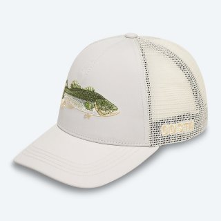 Costa Del Mar Bass Stitched Trucker - Cool Grey