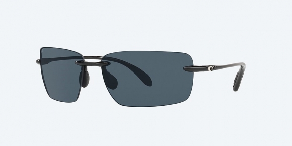 Costa Del Mar Gulf Shore - Shiny Black - Gray Polarized Polycarbonate (580P)