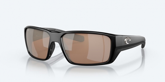 Costa Del Mar Fantail PRO - Matte Black - Copper Silver Mirror Polarized Glass (580G)