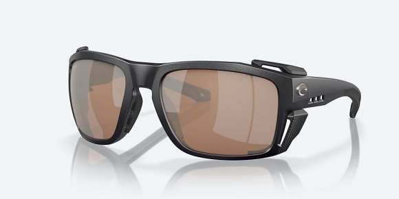 Costa Del Mar King Tide 8 - Black Pearl - Copper Silver Mirror Polarized Glass (580G)