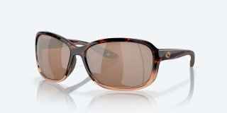 Costa Del Mar Seadrift - Shiny Tortoise Fade - Copper Silver Mirror Polarized Glass (580G)