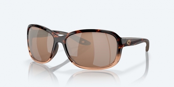 Costa Del Mar Seadrift - Shiny Tortoise Fade - Copper Silver Mirror Polarized Glass (580G)
