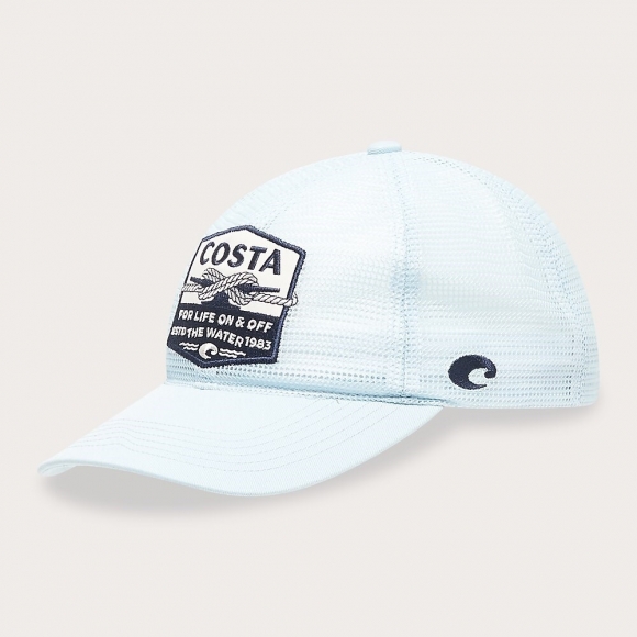 Costa Del Mar All Over Mesh Hat - Arctic Blue