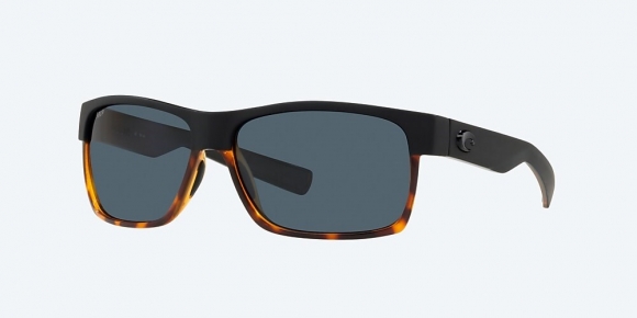Costa Del Mar Half Moon - Black/Shiny Tortoise - Gray Polarized Polycarbonate (580P)