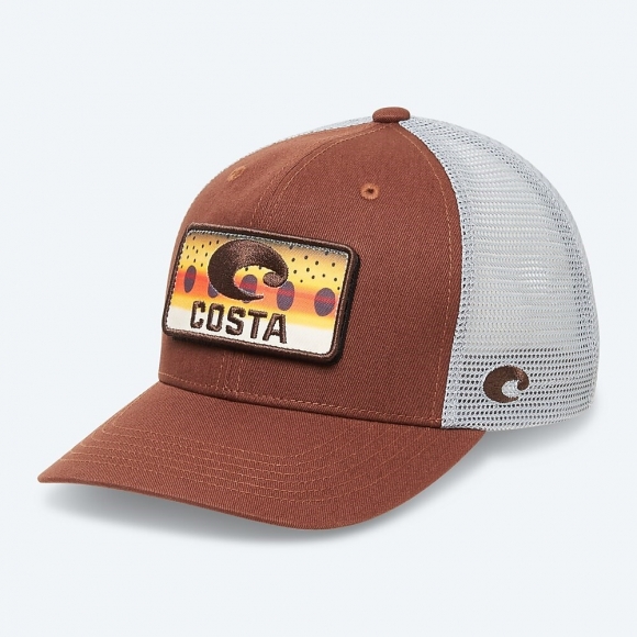Costa Del Mar Fishskins Trucker - Bolinas Brown