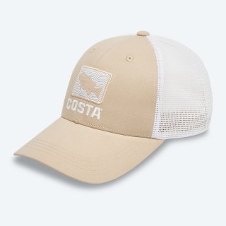 Costa Del Mar Bass Waves Trucker - Oxford Tan