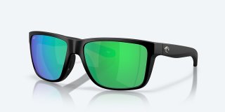 Costa Del Mar Broadbill II - Matte Black - Green Mirror Polarized Polycarbonate (580P)