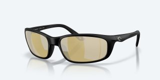 Costa Del Mar Brine II - Matte Black - Sunrise Silver Mirror Polarized Glass (580G)