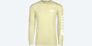 Costa Del Mar Technical Crew - Pale Yellow