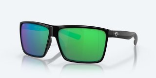 Costa Del Mar Rincon - Shiny Black - Green Mirror Polarized Polycarbonate (580P)
