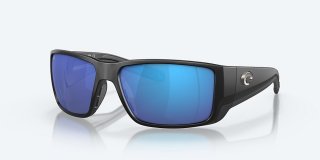 Costa Del Mar Blackfin PRO - Matte Black - Blue Mirror Polarized Glass (580G)