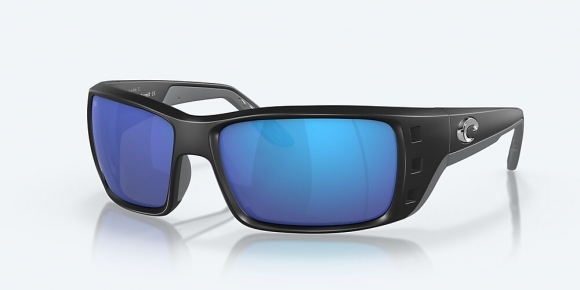 Costa Del Mar Permit - Matte Black - Blue Mirror Polarized Glass (580G)