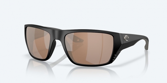 Costa Del Mar Finlet - Matte Black - Copper Silver Mirror Polarized Glass (580G)