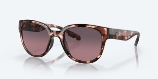 Costa Del Mar Salina - Coral Tortoise - Rose Gradient Polarized Glass (580G)