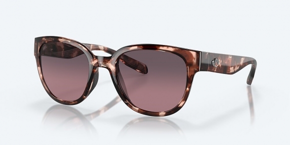 Costa Del Mar Salina - Coral Tortoise - Rose Gradient Polarized Glass (580G)