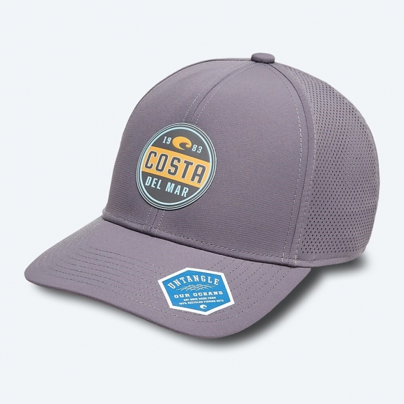 Costa Del Mar Prado Performance Hat - Charcoal
