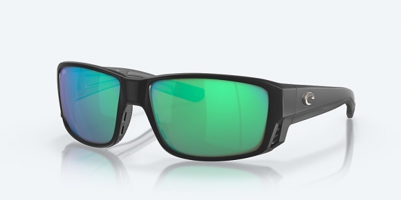 Costa Del Mar Tuna Alley PRO - Matte Black - Green Mirror Polarized Glass (580G)