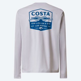 Costa Del Mar Tech LS Clear Hitch - Silver