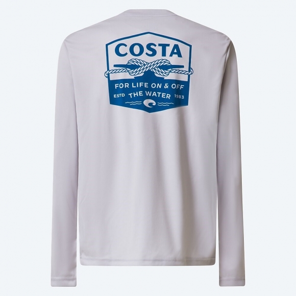 Costa Del Mar Tech LS Clear Hitch - Silver