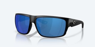 Costa Del Mar Fly Line - Matte Black - Blue Mirror Polarized Polycarbonate (580P)