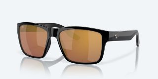 Costa Del Mar Paunch - Black - Gold Mirror Polarized Glass (580G)
